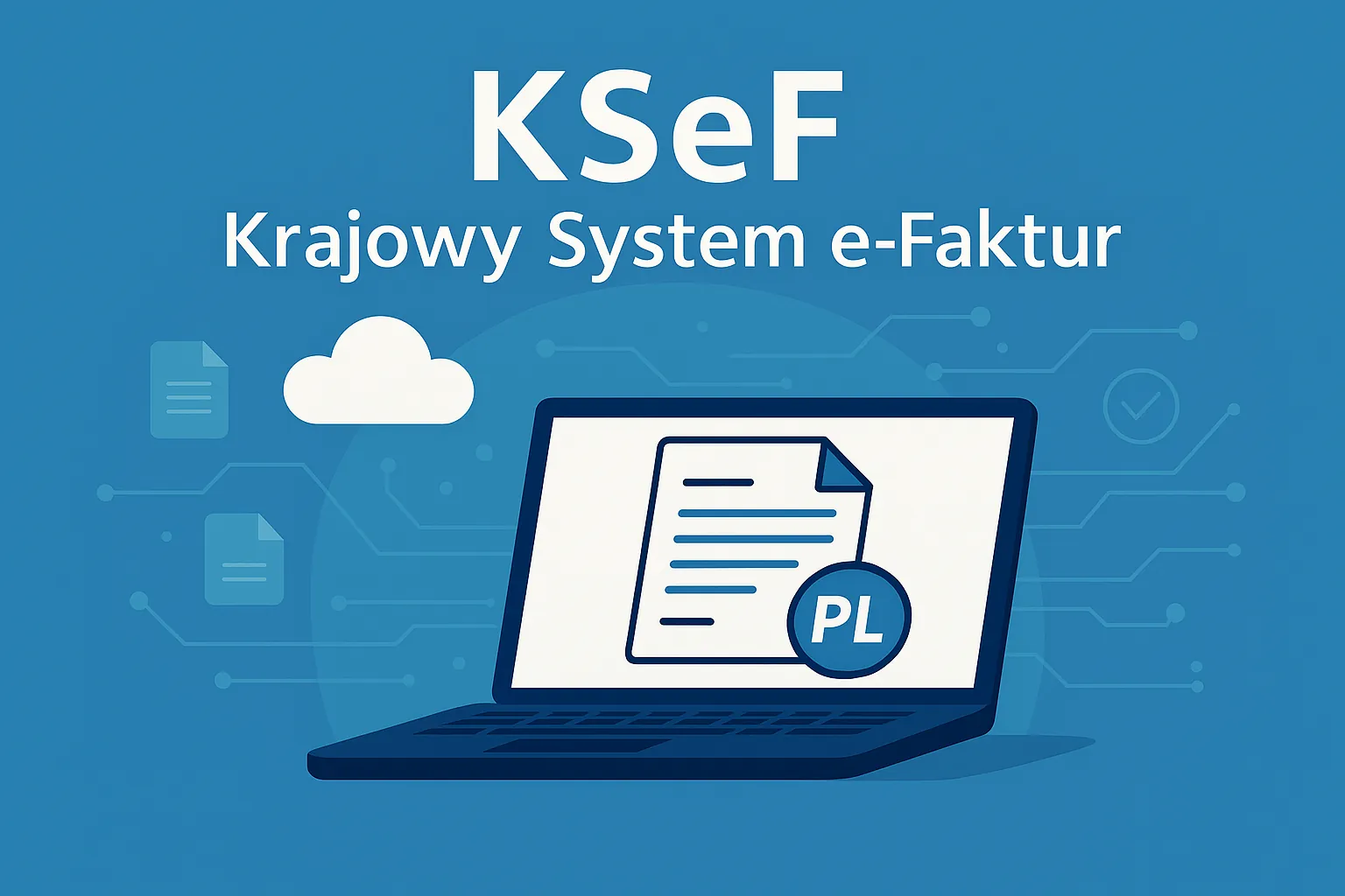 Schemat działania Krajowego Systemu e-Faktur dla przedsiębiorców